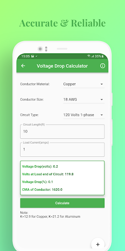 Handyman Calculator Screen 3