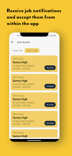Hive Supply Teachers Screen 3