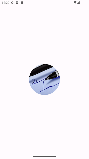 Android application SignMaker_Make your signature screenshort