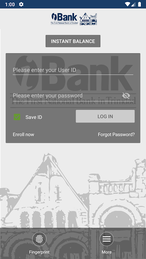 FNB Trinidad Mobile Screen 2