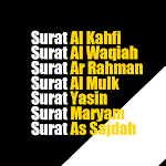Cover Image of Download Al Kahfi Al Waqiah Ar Rahman Al Mulk Yasin Maryam 1.0.1 APK