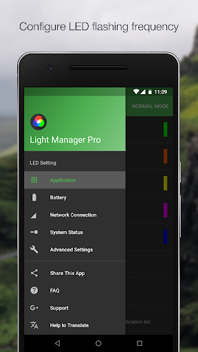 Light Manager 2 - LED Settings Screen 2