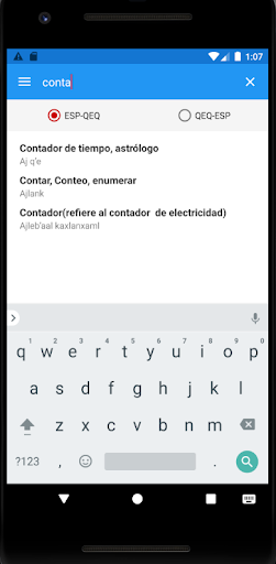 Traductor Qeqchi Español y viceversa