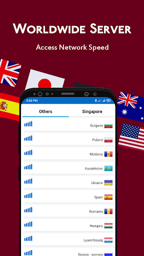Singapore VPN Screen 2