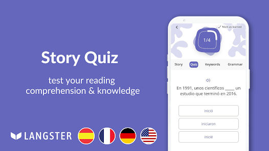Learn Languages with Langster Mod APK 2.4.1 (Unlocked)(Pro) Gallery 3
