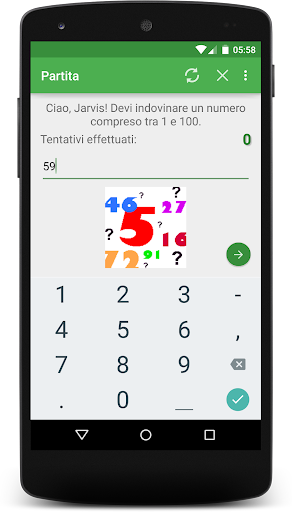 Number Guess Screen 2