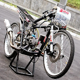 Modification Motorcycle Drag icon