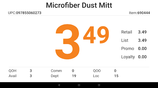 Android application Eagle Price Checker+ screenshort