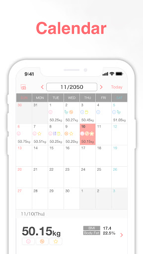 SmartDiet Daily Weight Tracker Screenshot 3 - AppWisp.com