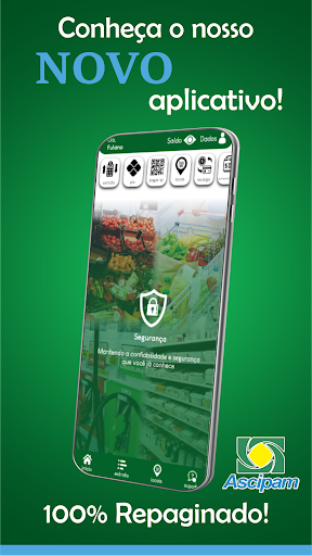 Android application Cartão Ascipam screenshort