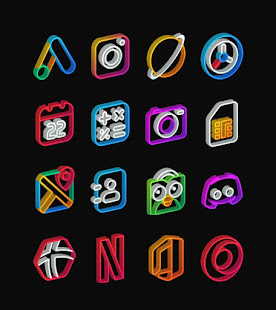 Nambula 3D - Lines icon pack