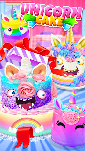 Unicorn Rainbow Cake-Diy Sweet Galaxy Desserts 1.2 APK screenshots 5