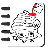 Coloring for Shopkins icon