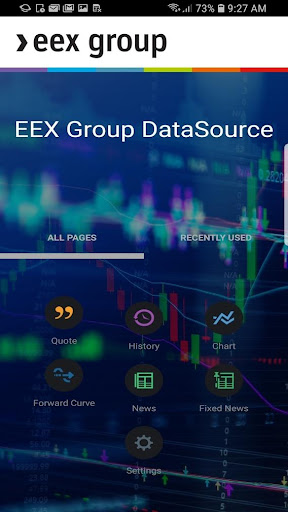 Android application EEX Group DataSource screenshort
