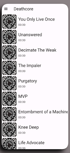 Deathcore Music Ringtones Screen 3