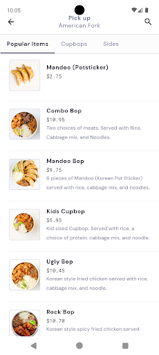 CupBop Screen 3