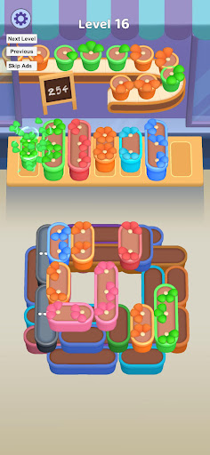 Flower Craze - 3D sorting game screenshot 7