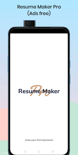 Android application Resume Maker Pro screenshort