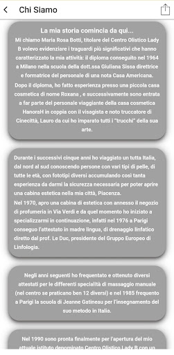 Android application Centro Olistico LadyB screenshort