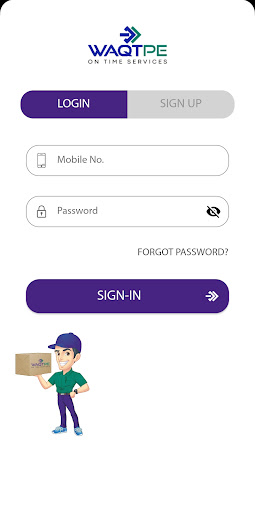 Waqtpe Customer App Screen 2