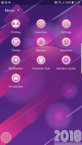 Screenshot of Next SMS Happy new year skin 3