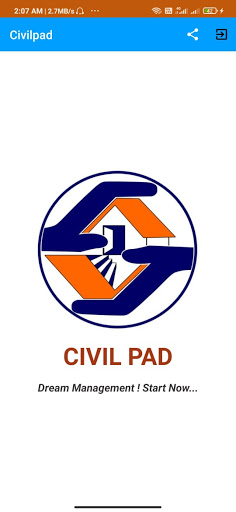 Android application Civilpad screenshort