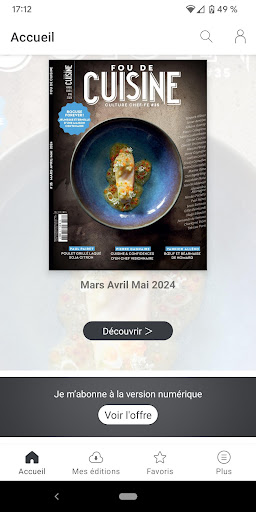 Android application Fou de Cuisine screenshort