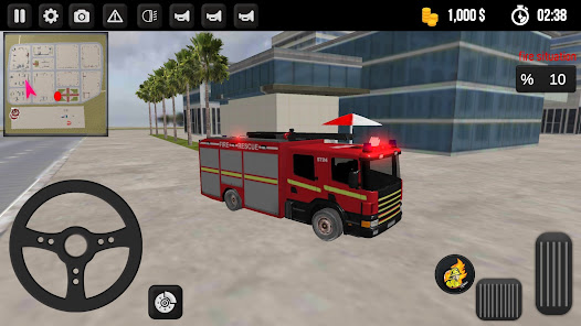 Fire Truck Simulator MOD apk (Unlimited money) v1.9 Gallery 10