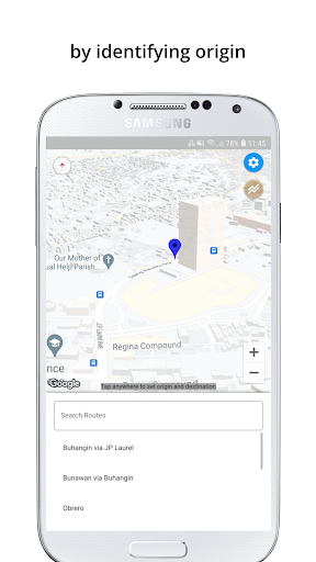 Android application Commute Davao screenshort