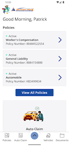 Western Truck Insurance Online Screen 2