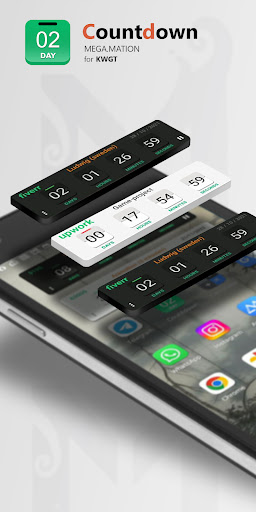 Android application Countdown Widget screenshort