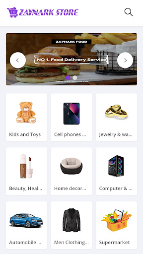 Android application Zaynark Lite - Online Shopping screenshort