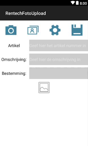 Rentech Foto Upload Screen 3
