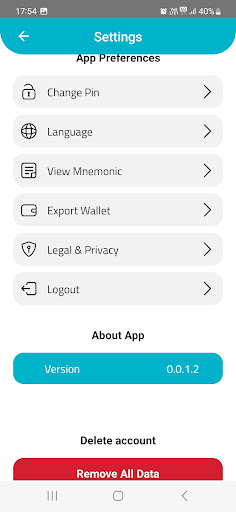 Android application Vereign Credential Manager VCM screenshort