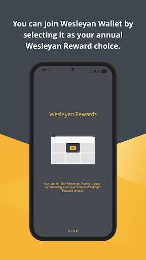 Wesleyan Wallet Screen 2