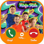 Cover Image of Download Incoming Call From Ninja Kidz - Fake Video Call 1.4 APK