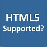 HTML5 Supported? icon