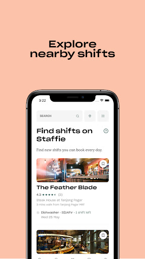 Android application Staffie screenshort