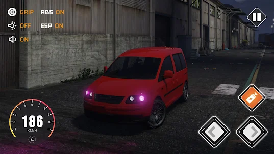 Caddy VW: City Car Driving VAN