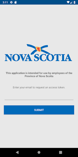 Android application Nova Scotia Provincial Employe screenshort