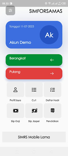 Simforsamas Mobile Screen 2