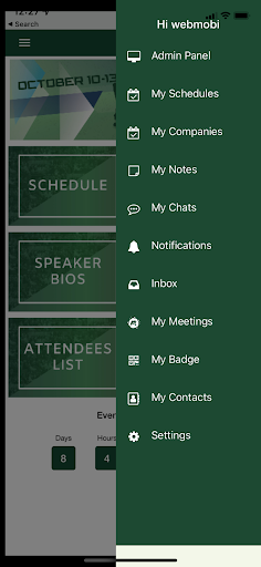 AFLA Meetings Screen 3