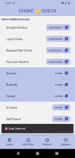 Choke Check Screen 2