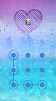 screenshot of AppLock Theme Rain