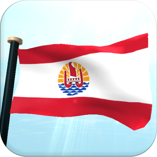 French Polynesia Flag 3D logo