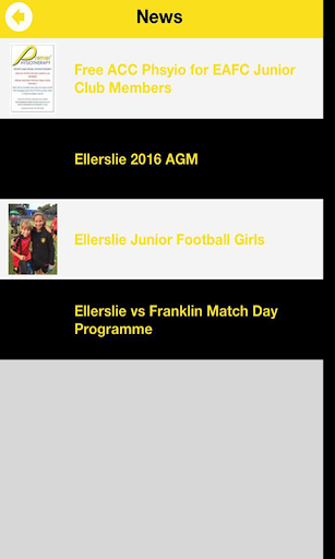 Ellerslie AFC Screen 2