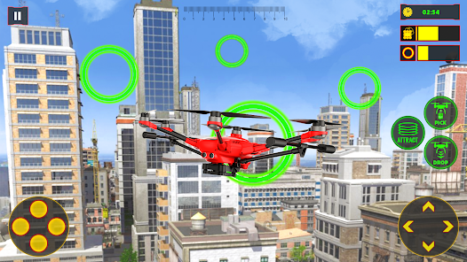 Drone Simulator 3D Drone Games 1.0 APK + Mod (Unlimited money) إلى عن على ذكري المظهر