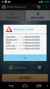 Mobile Backup 3 Screenshot