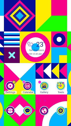 Android application Colorful Cube - Wallpaper screenshort