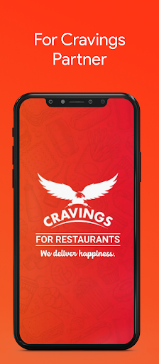 Android application Cravings Restaurant screenshort